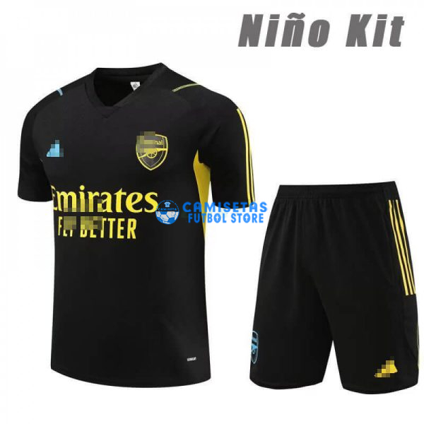 Camiseta de Entrenamiento Arsenal 2023/2024 Niño Kit Negro