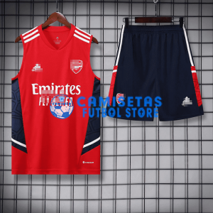 Camiseta de Entrenamiento Arsenal Sin Mangas 2022/2023 Kit Rojo