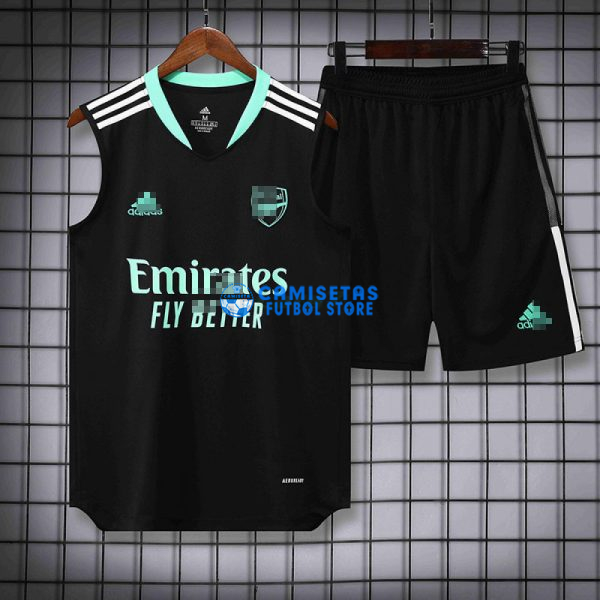 Camiseta de Entrenamiento Arsenal Sin Mangas 2022/2023 Kit Negro