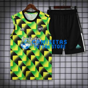 Camiseta de Entrenamiento Arsenal Sin Mangas 2022/2023 Kit Verde/Amarillo