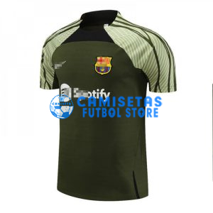 Camiseta de Entrenamiento Barcelona 2023/2024 Verde Oscuro