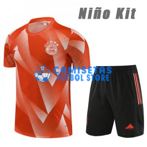 Camiseta de Entrenamiento Bayern Múnich 2023/2024 Niño Kit Naranja