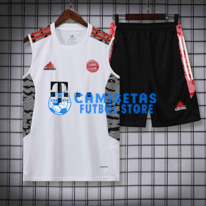 Camiseta de Entrenamiento Bayern Múnich Sin Mangas 2022/2023 Kit Blanco