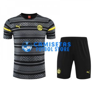 Camiseta de Entrenamiento Borussia Dortmund 2022/2023 Kit Negro/Gris