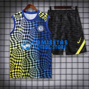 Camiseta de Entrenamiento Chelsea Sin Mangas 2022/2023 Kit Amarillo/Azul