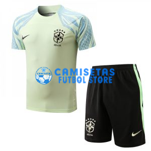 Camiseta de Entrenamiento Brasil 2022 Kit Verde