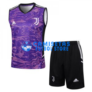 Camiseta de Entrenamiento Juventus Sin Mangas 2023/2024 Kit Morado