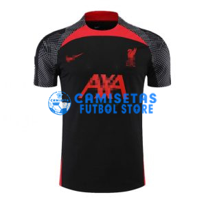 Camiseta de Entrenamiento Liverpool 2022/2023 Negro/Rojo