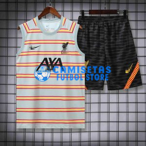 Camiseta de Entrenamiento Liverpool Sin Mangas 2022/2023 Kit Gris Claro
