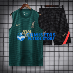 Camiseta de Entrenamiento Liverpool Sin Mangas 2022/2023 Kit Verde