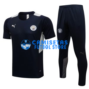 Camiseta de Entrenamiento Manchester City 2021/2022 Kit Azul Marino
