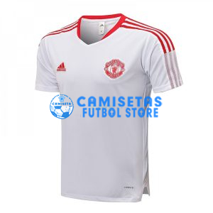 Camiseta de Entrenamiento Manchester United 2021/2022 Blanco