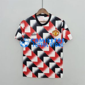 Camiseta de Entrenamiento Manchester United 2022/2023 Rojo/Blanco/Negro