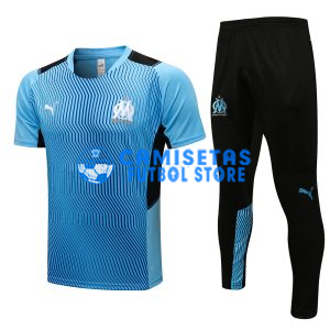 Camiseta de Entrenamiento Olympique Marsella 2021/2022 Kit Azul Claro