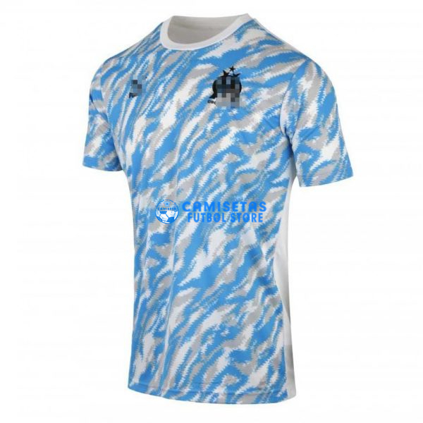 Camiseta de Entrenamiento Olympique Marsella 2021/2022 Blanco/Azul