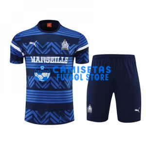 Camiseta de Entrenamiento Olympique Marsella 2022/2023 Kit Azul Oscuro