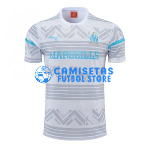 Camiseta de Entrenamiento Olympique Marsella 2022/2023 Blanco/Gris