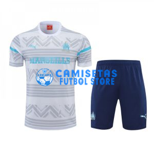 Camiseta de Entrenamiento Olympique Marsella 2022/2023 Kit Blanco/Gris