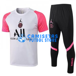 Camiseta de Entrenamiento PSG 2021/2022 Kit Blanco/Rosa