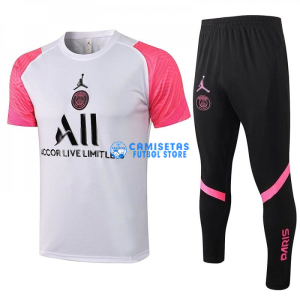 Camiseta de Entrenamiento PSG 2021/2022 Kit Blanco/Rosa