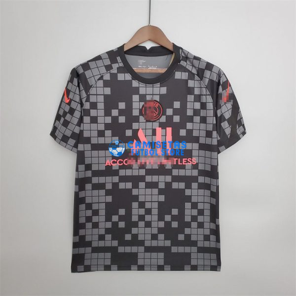 Camiseta de Entrenamiento PSG 2021/2022 Gris/Negro