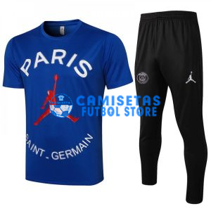 Camiseta de Entrenamiento PSG 2021/2022 Jordan Kit Azul