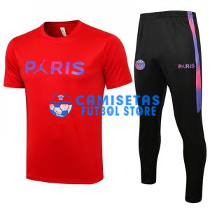 Camiseta de Entrenamiento PSG 2021/2022 Kit Rojo Marca Polícromo