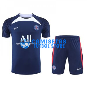 Camiseta de Entrenamiento PSG 2022/2023 Kit Azul Marino/Blanco