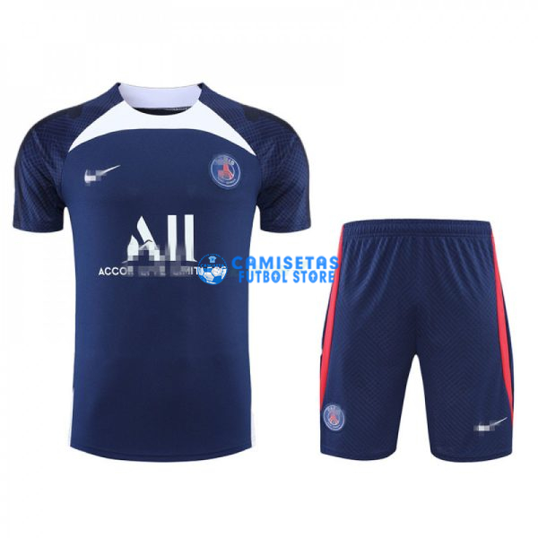 Camiseta de Entrenamiento PSG 2022/2023 Kit Azul Marino/Blanco