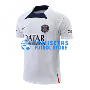 Camiseta de Entrenamiento PSG 2022/2023 Blanco/Azul Marino