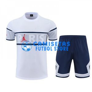 Camiseta de Entrenamiento PSG 2022/2023 Kit Jordan Blanco/Azul