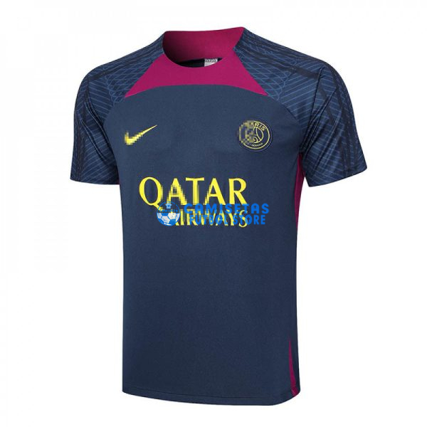 Camiseta de Entrenamiento PSG 2023/2024 Azul Marino/Rojo