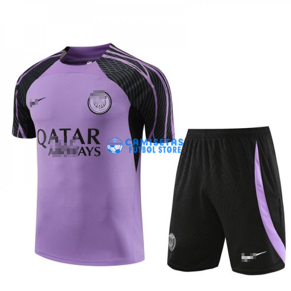 Camiseta de Entrenamiento PSG 2023/2024 Kit Morado/Negro