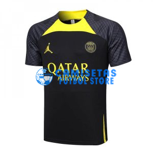 Camiseta de Entrenamiento PSG 2023/2024 Negro/Amarillo