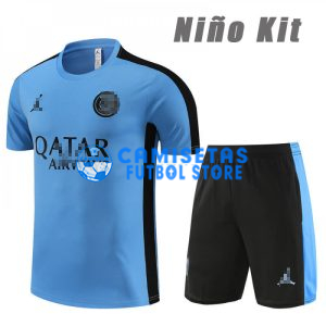 Camiseta de Entrenamiento PSG 2023/2024 Niño Kit Azul/Negro