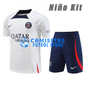 Camiseta de Entrenamiento PSG 2023/2024 Niño Kit Blanco