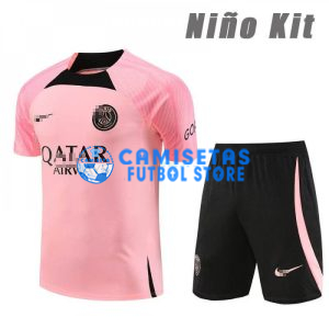 Camiseta de Entrenamiento PSG 2023/2024 Niño Kit Rosa