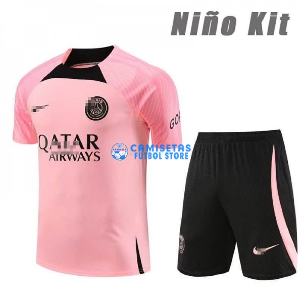 Camiseta de Entrenamiento PSG 2023/2024 Niño Kit Rosa