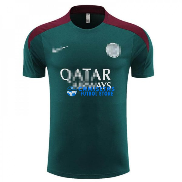 Camiseta de Entrenamiento PSG 2023/2024 Verde Oscuro