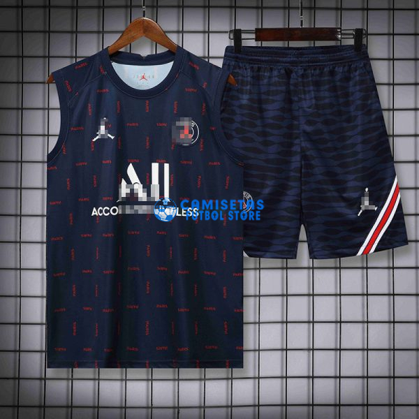 Camiseta de Entrenamiento PSG Sin Mangas 2022/2023 Kit Azul Marino