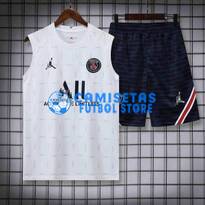 Camiseta de Entrenamiento PSG Sin Mangas 2022/2023 Kit Blanco