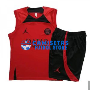 Camiseta de Entrenamiento PSG Sin Mangas 2023/2024 Kit Rojo