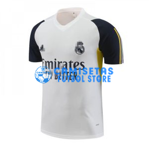 Camiseta de Entrenamiento Real Madrid 2023/2024 Blanco/Azul Marino