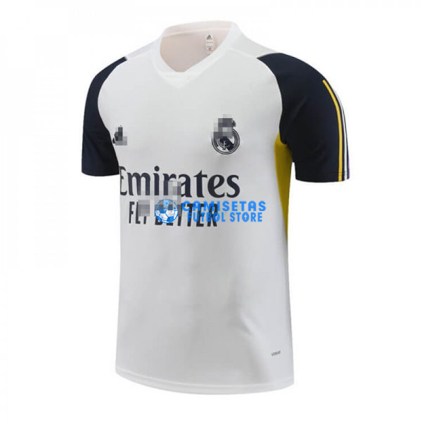 Camiseta de Entrenamiento Real Madrid 2023/2024 Blanco/Azul Marino