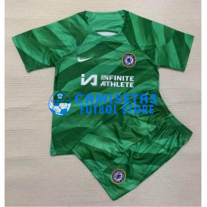 Camiseta de Portero Chelsea 2023/2024 Niño Kit Verde