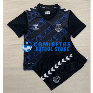 Camiseta de Portero Everton FC 2023/2024 Niño Kit Negro