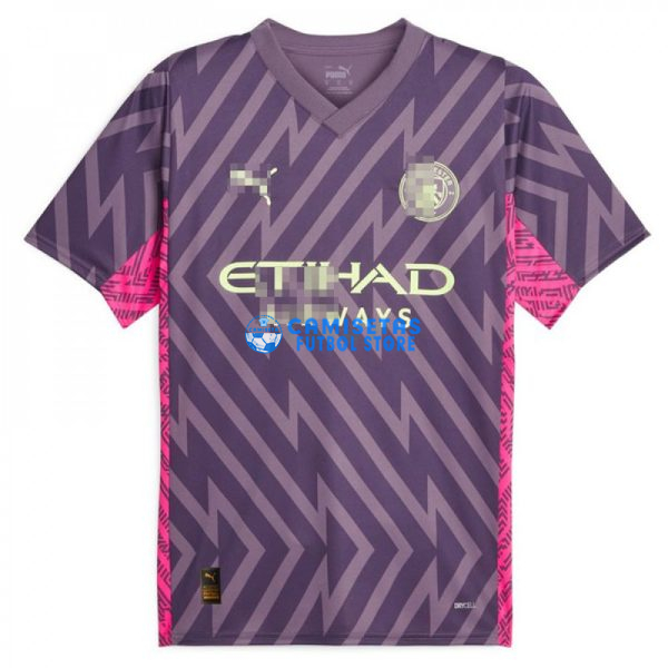 Camiseta de Portero Manchester City 2023/2024 Morado