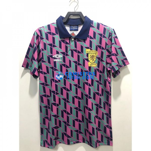 Camiseta Escocia 2ª Equipación Retro 88/89