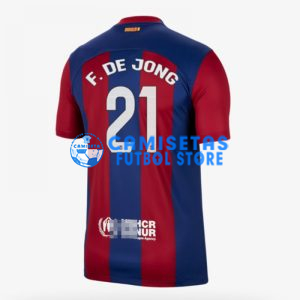 Camiseta F. De Jong 21 Barcelona 1ª Equipación 2023/2024