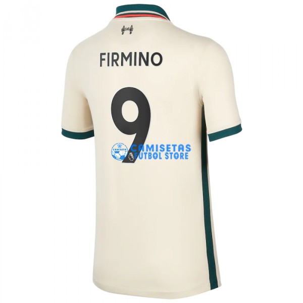 Camiseta Firmino 9 Liverpool 2ª Equipación 2021/2022